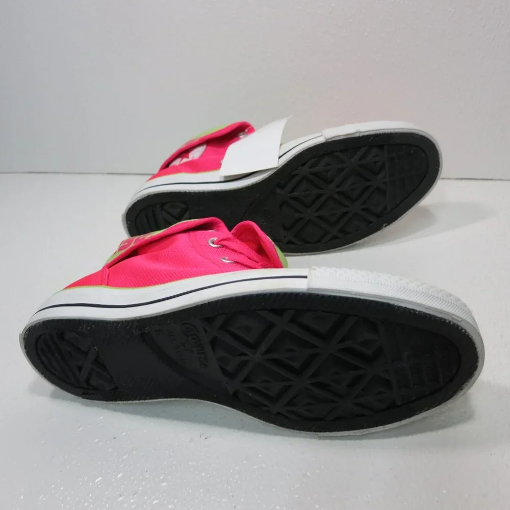 Converse Pink Lime High Top All Star Tennis Shoes New Footwear Shoes Kids Sz 6